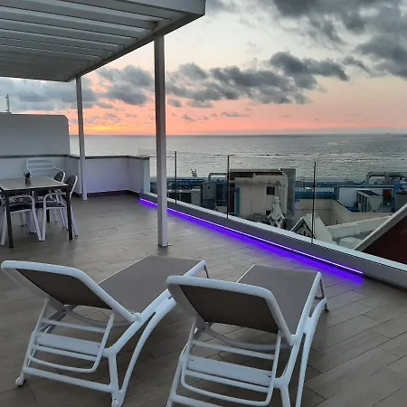 Malibu Canteras Atico 23 Vista Mar - Seaview Penthouse (adults Only) דירה *